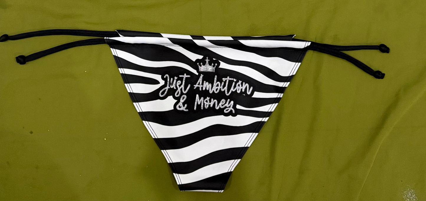 Zebra Print Jam SwimSuit Bottom