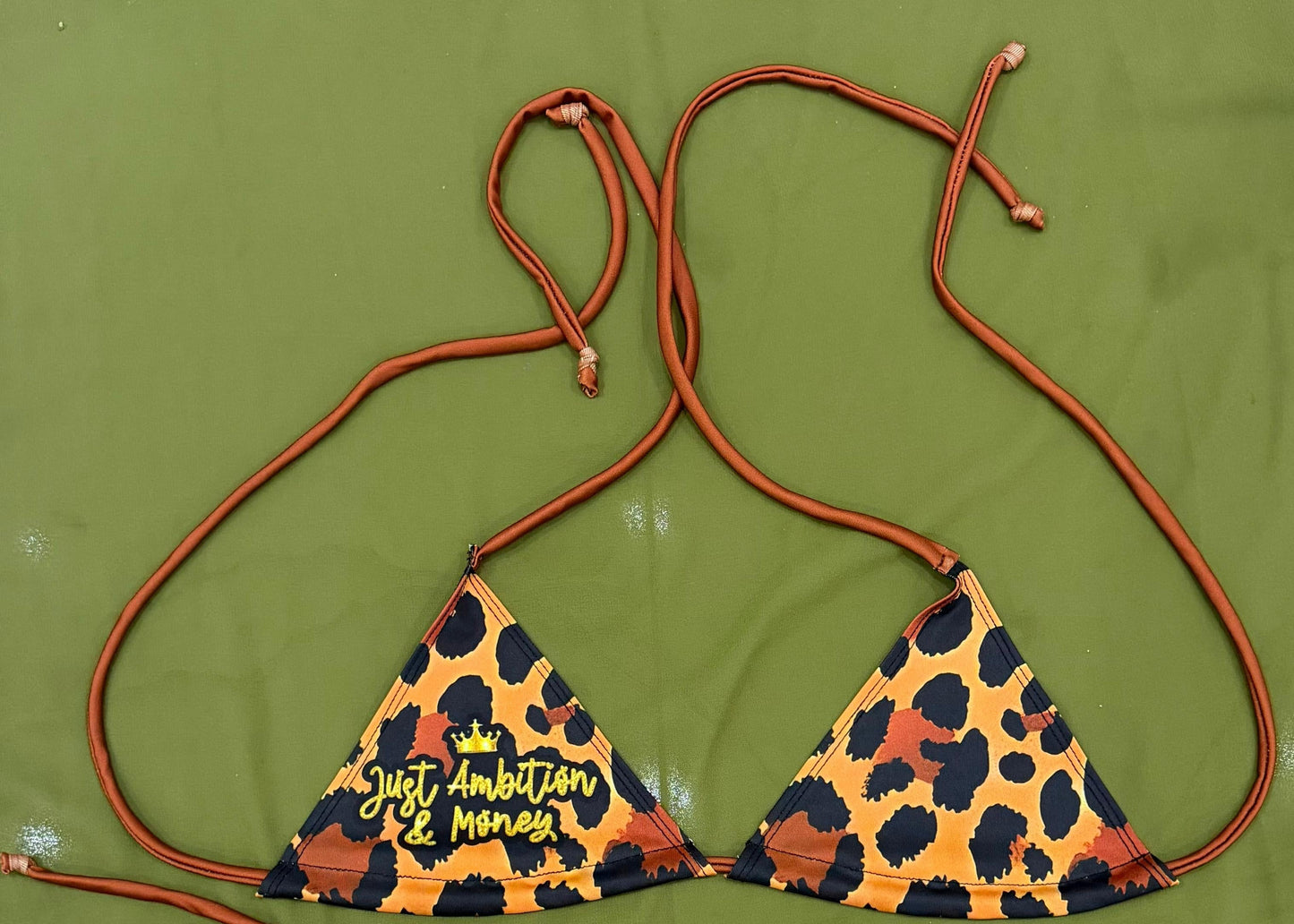 Cheetah Print Jam Swimsuit Top