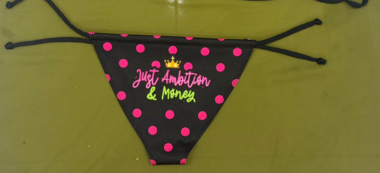 Black/Pink Jam Swimsuit Bottom