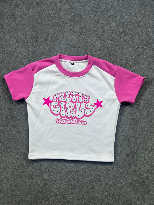 Pretty Girls With Ambition Crop Top