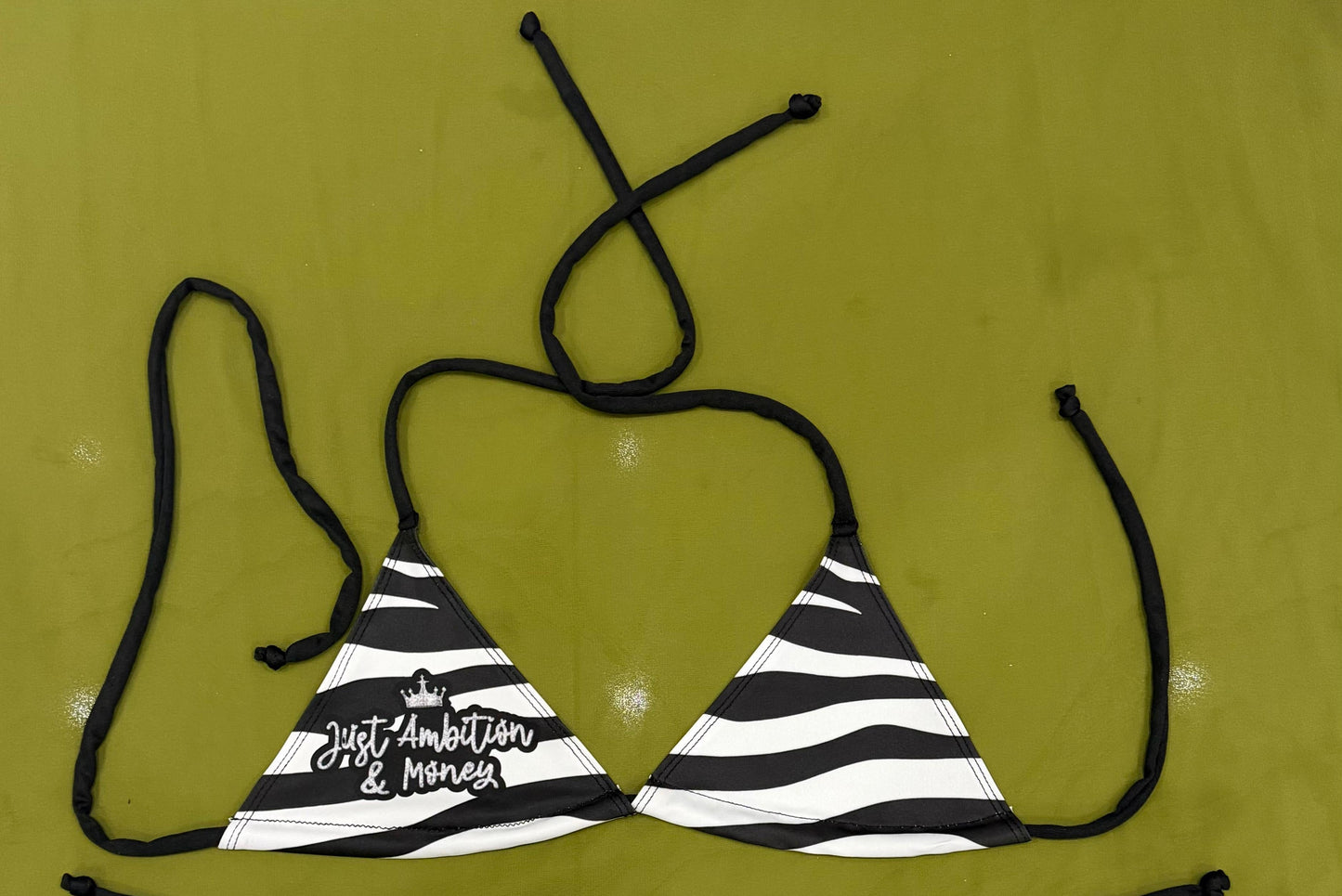 Zebra Print Jam Swimsuit Top
