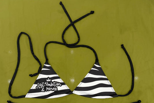 Zebra Print Jam Swimsuit Top